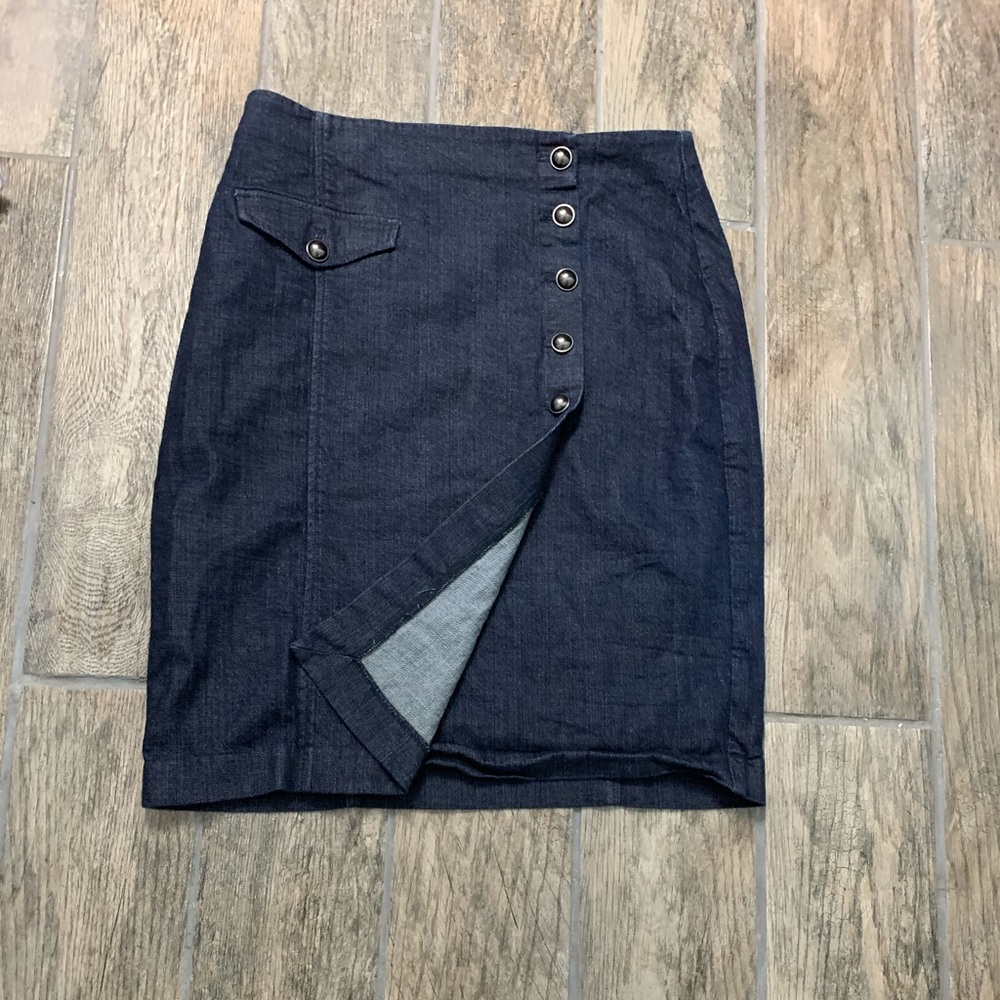Banana Republic Denim Wrap Skirt Sz14